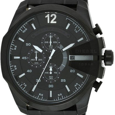 Diesel Mega Chief Black Dial Men 59mm