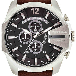 Diesel Mega Chief Grey Dial Men 59mm