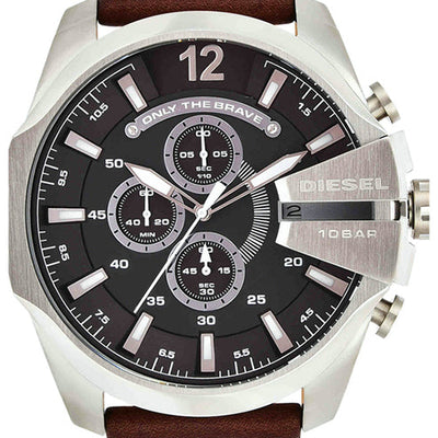 Diesel Mega Chief Grey Dial Men 59mm
