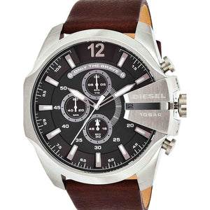 Diesel Mega Chief Grey Dial Men 59mm