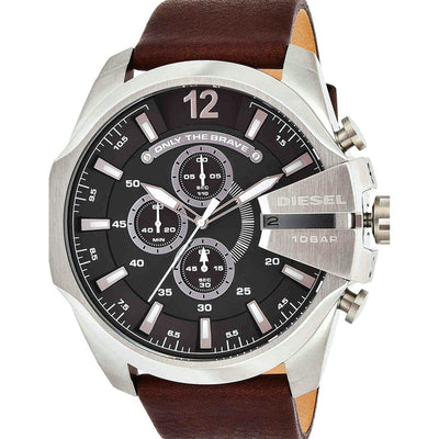 Diesel Mega Chief Grey Dial Men 59mm