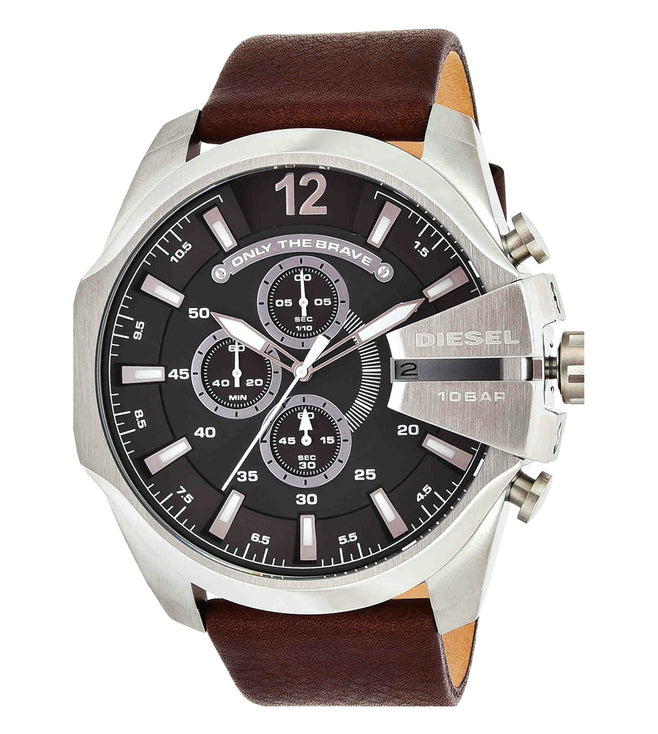 Diesel Mega Chief Grey Dial Men 59mm