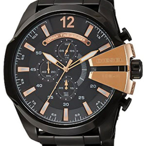Diesel Mega Chief Black Dial Men 51mm