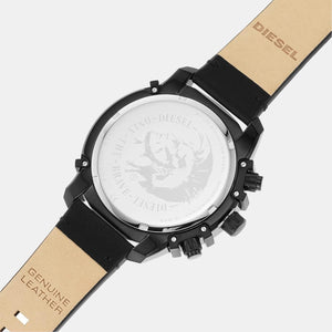 Griffed Men Quartz Black Dial Chronograph Leather Watch DZ4519