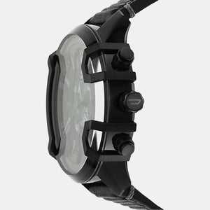 Griffed Men Quartz Black Dial Chronograph Leather Watch DZ4576