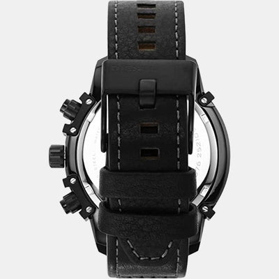 Griffed Men Quartz Black Dial Chronograph Leather Watch DZ4576