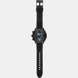 Griffed Men Quartz Black Dial Chronograph Leather Watch DZ4576