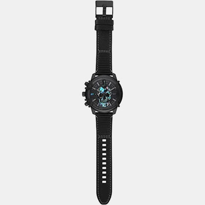 Griffed Men Quartz Black Dial Chronograph Leather Watch DZ4576