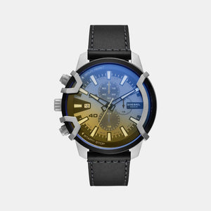 Griffed Men Quartz Two Tone Dial Chronograph Leather Watch DZ4584