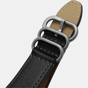 Griffed Men Quartz Two Tone Dial Chronograph Leather Watch DZ4584