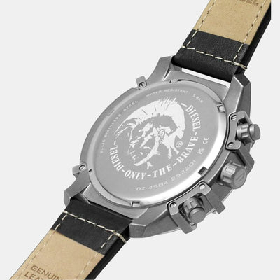 Griffed Men Quartz Two Tone Dial Chronograph Leather Watch DZ4584