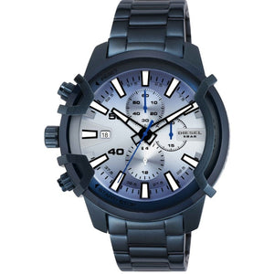 Diesel Griffed Silver Dial Men 48mm