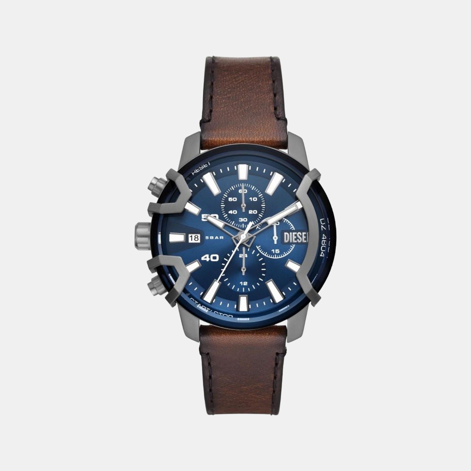 Griffed Men Quartz Blue Dial Chronograph Leather Watch DZ4604