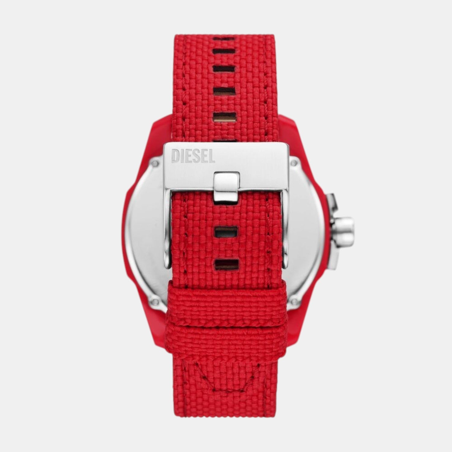 Baby Chief Men Solar Red Dial Analog Polyurethane Watch DZ4619