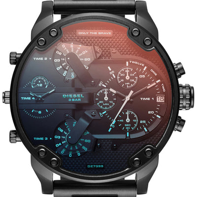 Diesel The Daddies Series Black Dial Men 45mm