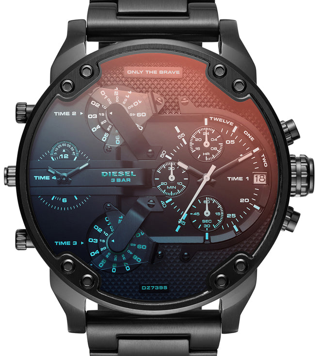 Diesel The Daddies Series Black Dial Men 45mm