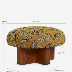 Dashell Ottoman by Sarah Sherman Samuel