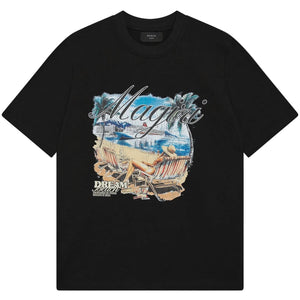 MAGIRI Dream Beach Printed Black T-Shirt