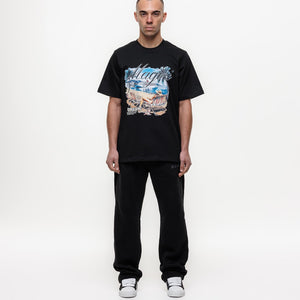 MAGIRI Dream Beach Printed Black T-Shirt