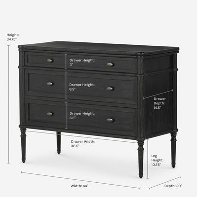 Delancey 3-Drawer Dresser