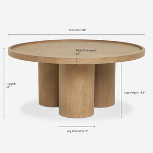 Delta Round Coffee Table