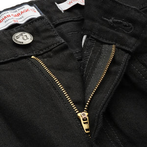 Men's Black Wide Leg Solid Jeans