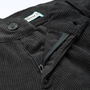 Men's Grey Straight Fit Textured Trousers