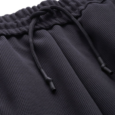 Men's Grey Tapered Fit Solid Cargo Joggers