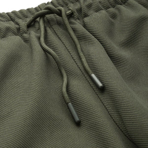 Men's Olive Relaxed Fit Textured Cargo Joggers
