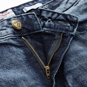 Men's Blue Slim Fit Solid Jeans