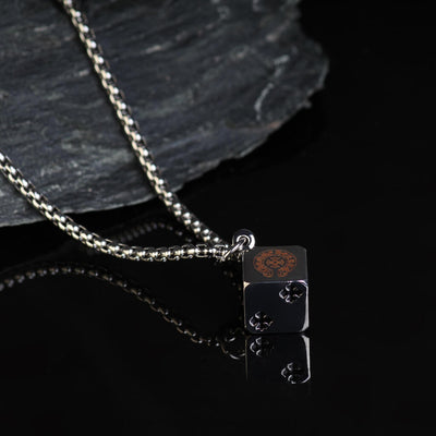 Dice Charm With Chain