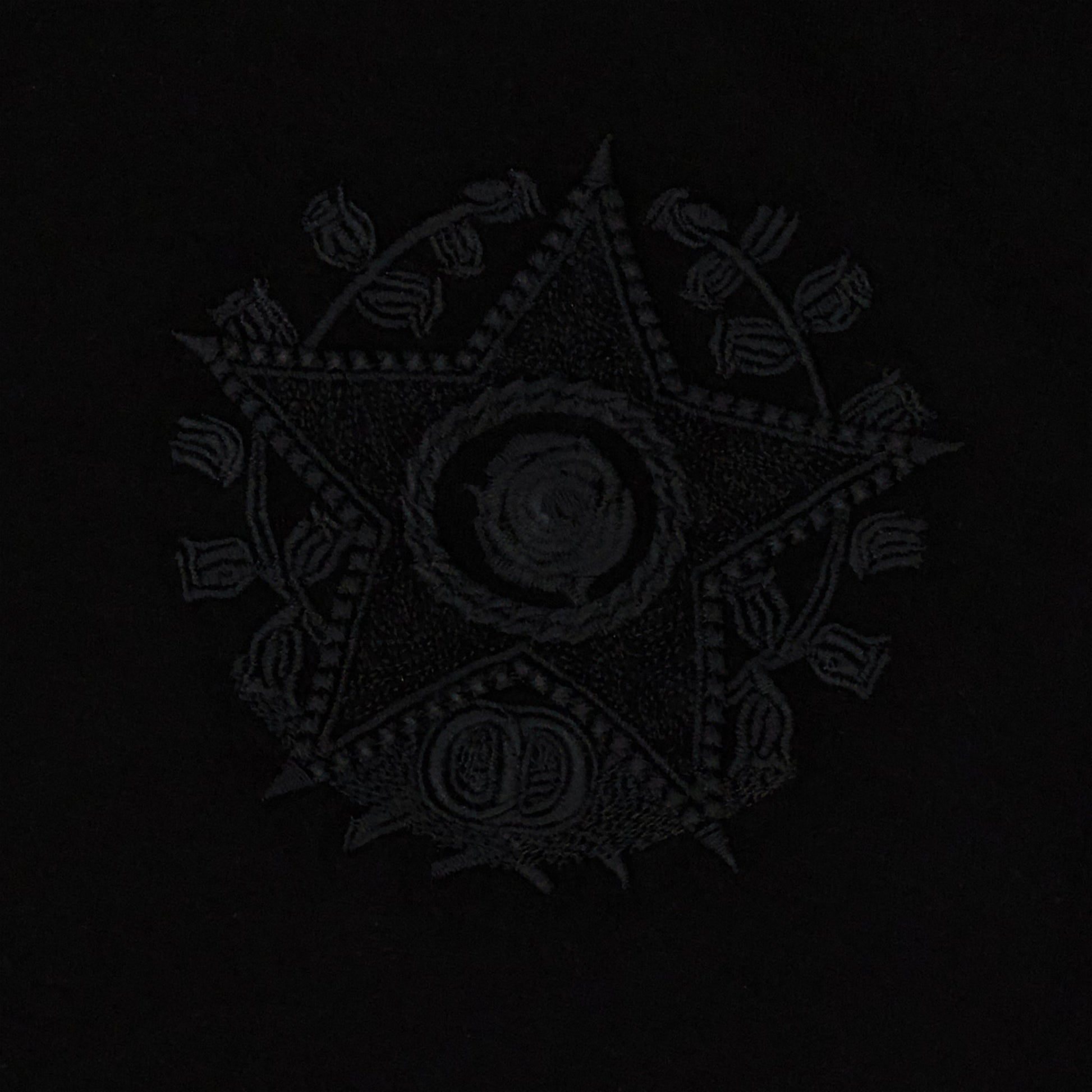 Dior CD Étoile Embroidered Oversized Black T Shirt
