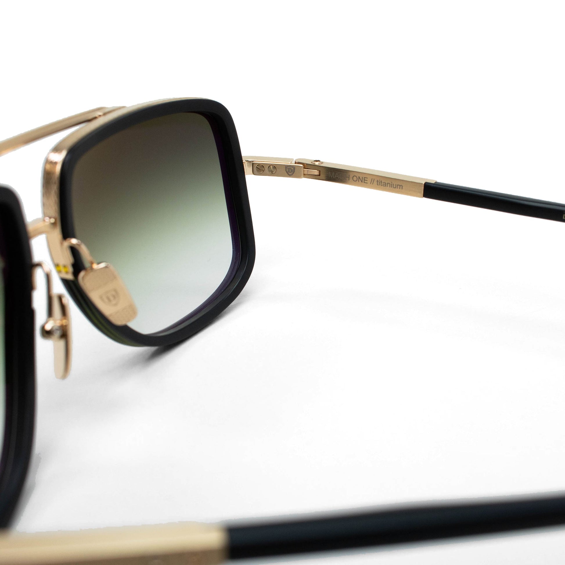 Dita Eyewear DRX-2030 Mach One Black White Gold Sunglasses