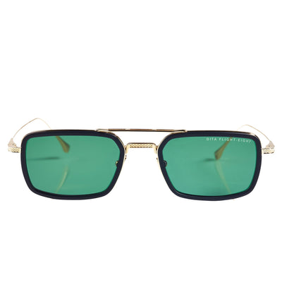 Dita Eyewear Flight 008 Matte Black Gold Sunglasses