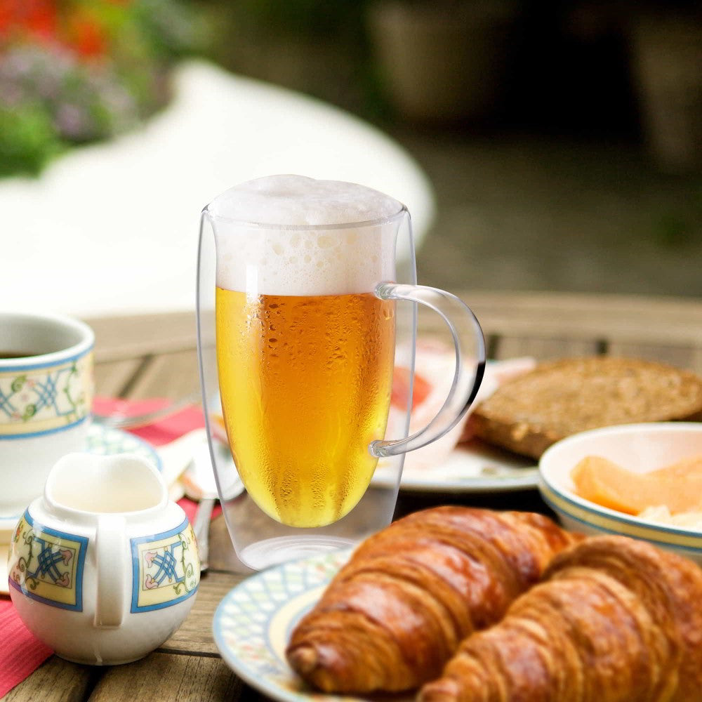 Double Wall Beer/Juice Glass Mug (Treo by Milton)