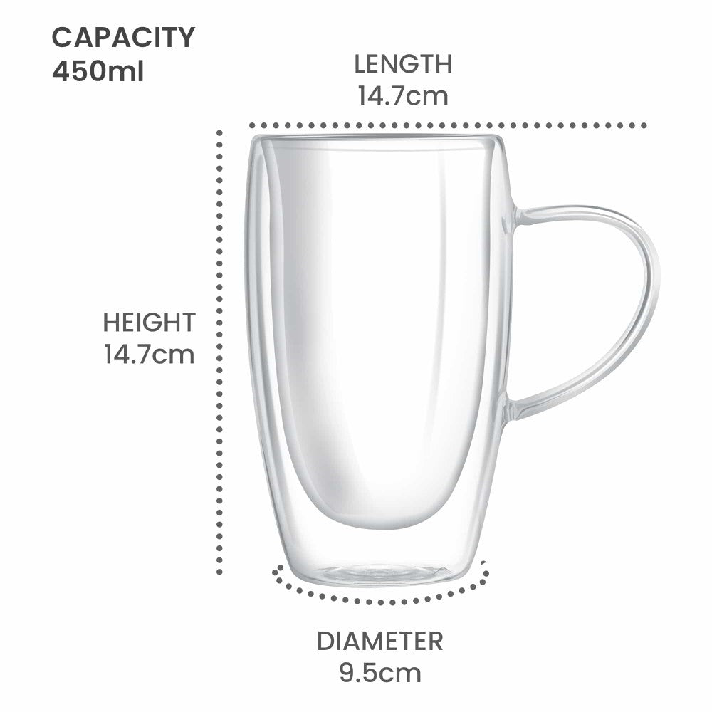 Double Wall Beer/Juice Glass Mug (Treo by Milton)