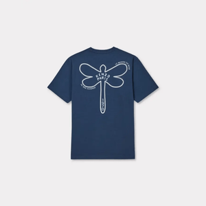 Kenzo Paris 'KENZO Dragonfly' embroidered T-shirt Blue