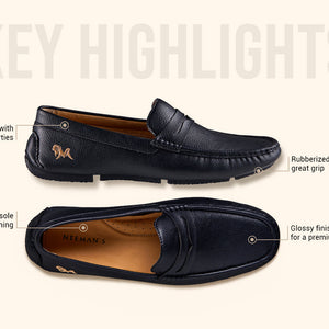 Dress Loafers : Black