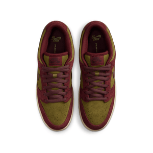 Nike SB Dunk Low Pro Dark Team Red and Olive Flak
