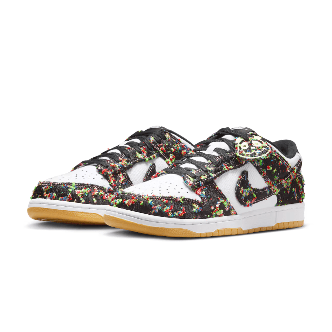 Dunk Low White and Gum Yellow