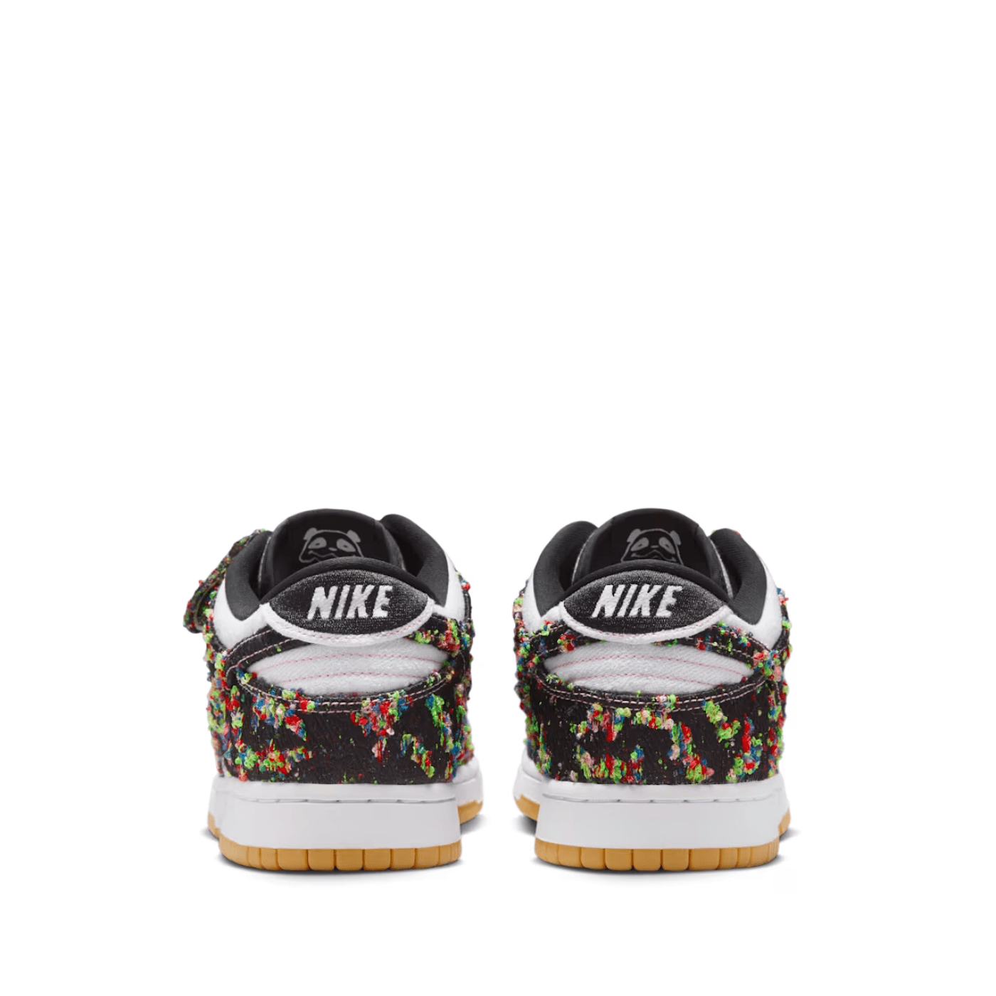 Dunk Low White and Gum Yellow