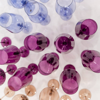 Estelle Wine Single Stemware Glass {ALL COLORS}