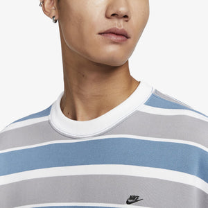 NIKE | FRENCH TERRY SHORT-SLEEVE TOP { AEGEAN STORM/WHITE/BLACK