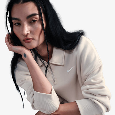 NIKE | SPORTSWEAR PHONEIX FLEECE { LT OREWOOD BRN/SAIL