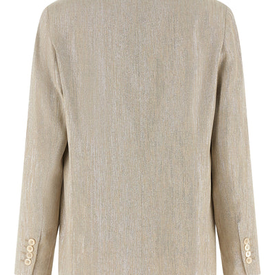 Peserico Lamé Thread Blazer