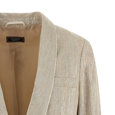 Peserico Lamé Thread Blazer