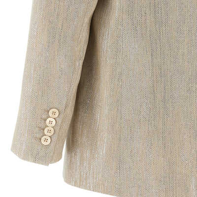 Peserico Lamé Thread Blazer