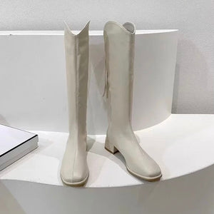 Rio Premium Leather Boots without Heel