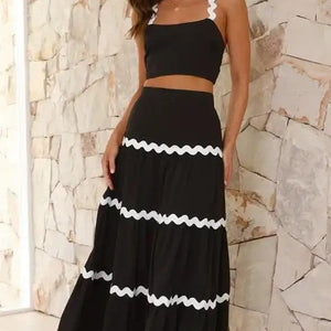 Leh Summer Set of Top with Skirt