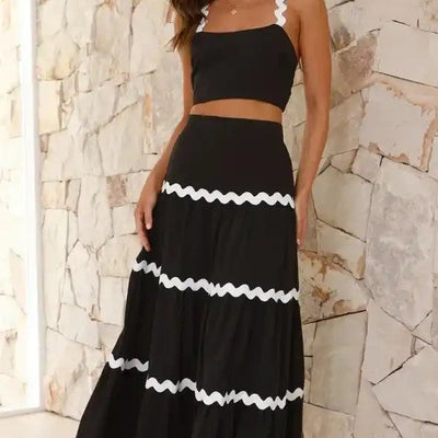 Leh Summer Set of Top with Skirt